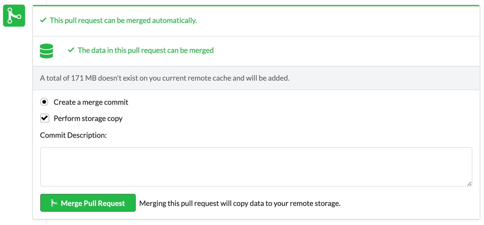 Create merge request. Create merge request